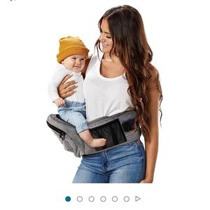 Grey Gently Used TushBaby Infant Toddler Seat